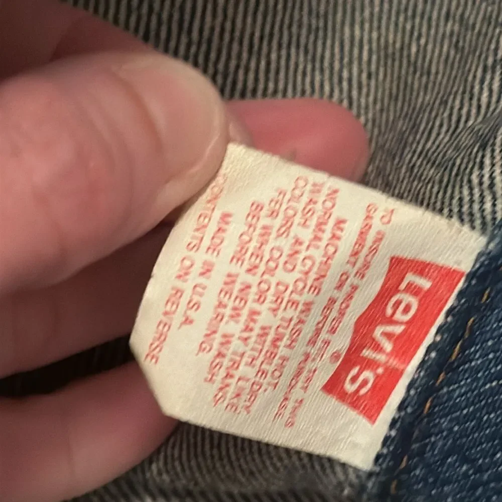 Levi's Vintage Denim Jean Coat 70506 0216 Size 42